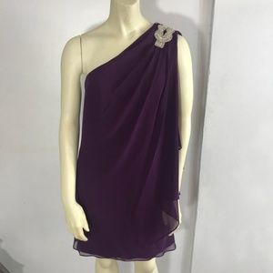 JS Boutique Purple Rhinestone dress party